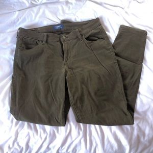 Olive Green Old Navy Rockstar Jean